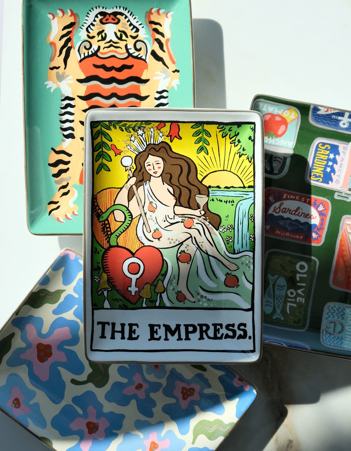 Porcelain Trinket Tray | Empress Tarot