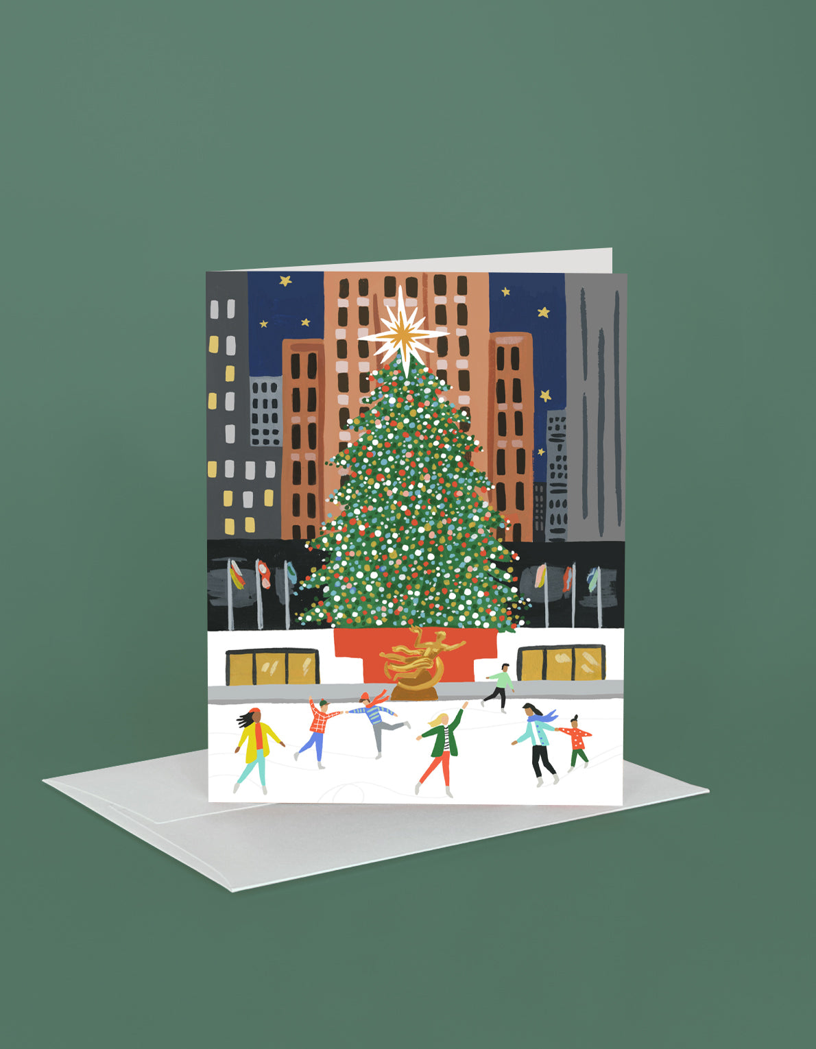 NYC Holiday Greeting Card | Rockefeller Center