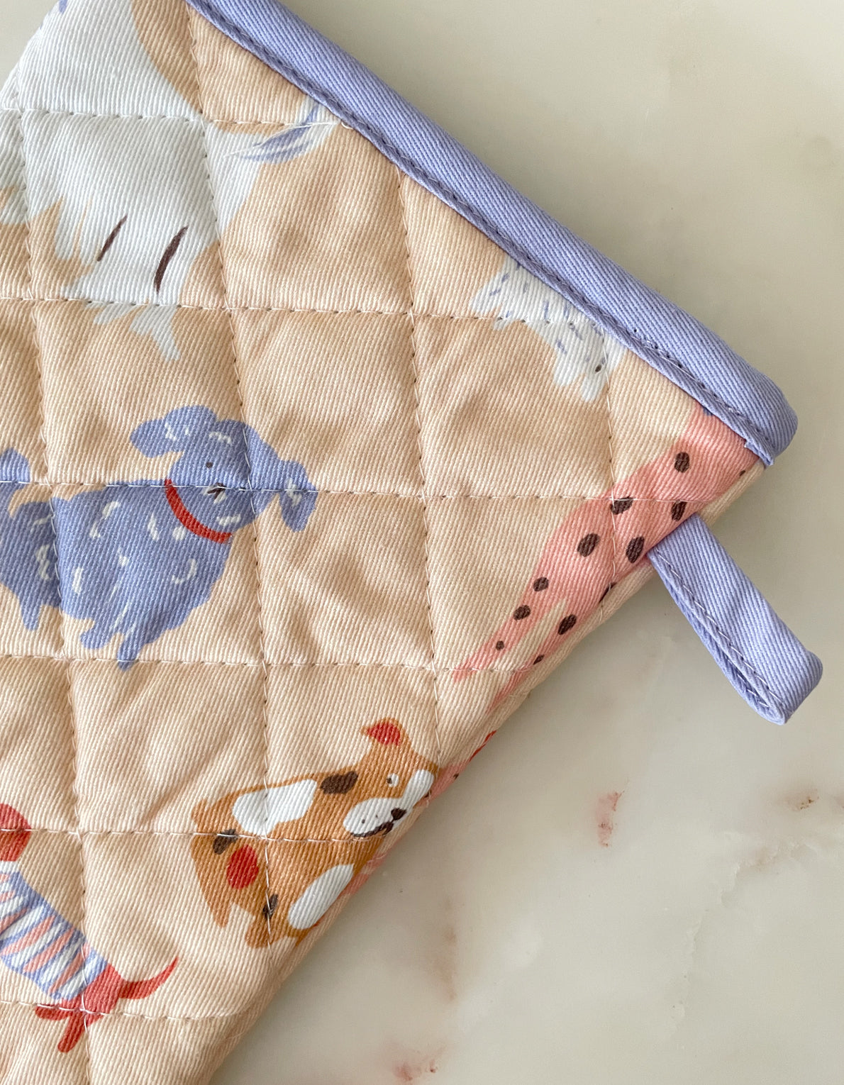 Oven Mitt + Pot Holder Set | Dogs