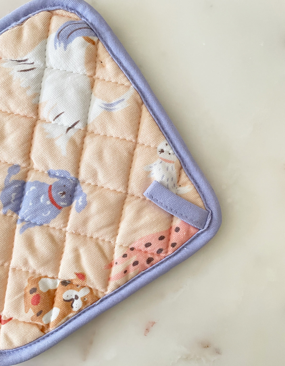 Oven Mitt + Pot Holder Set | Dogs