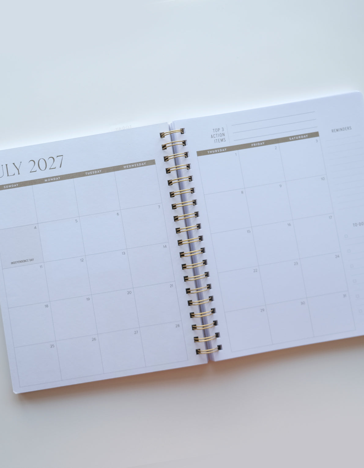 2027 Large Format Planner | Cabana Stripe