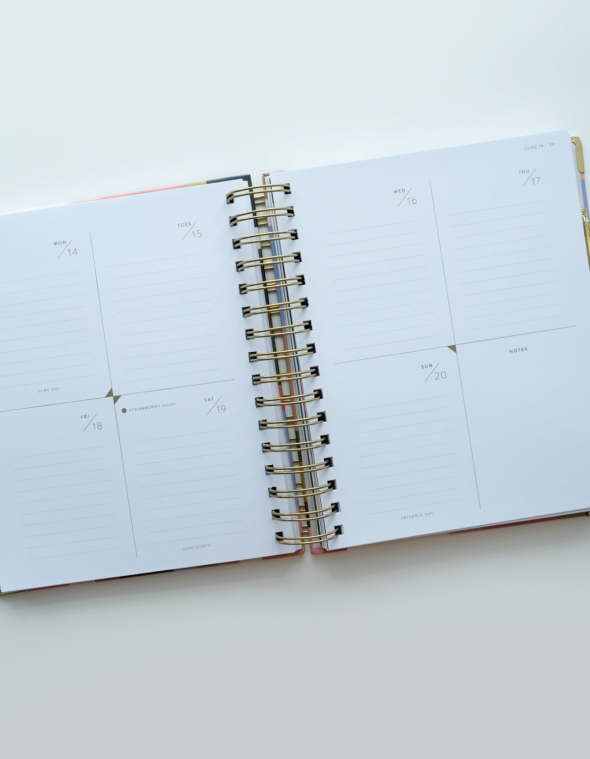 2027 Spiral Bound Planner | Patchwork Motif