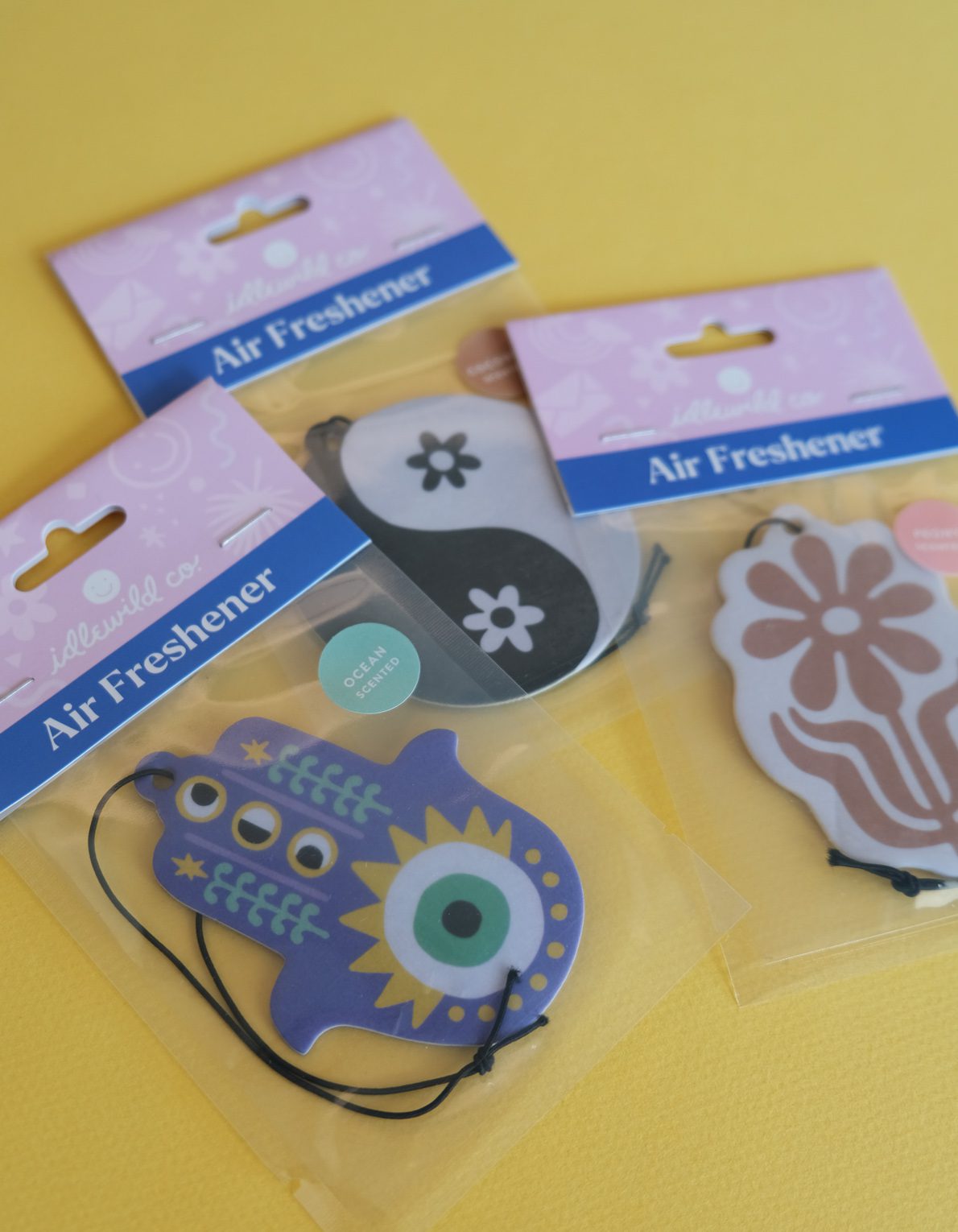 Car Air Freshener | Retro Daisy