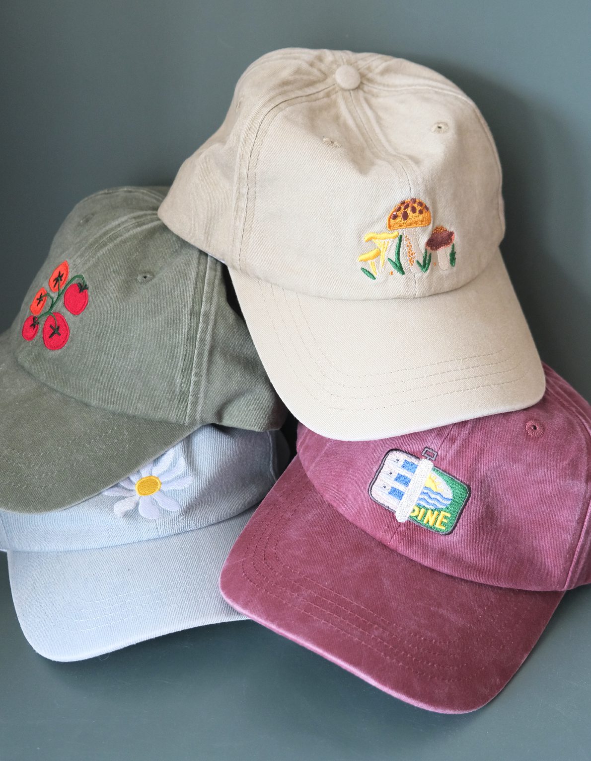 Embroidered Hat | Tomato Vine