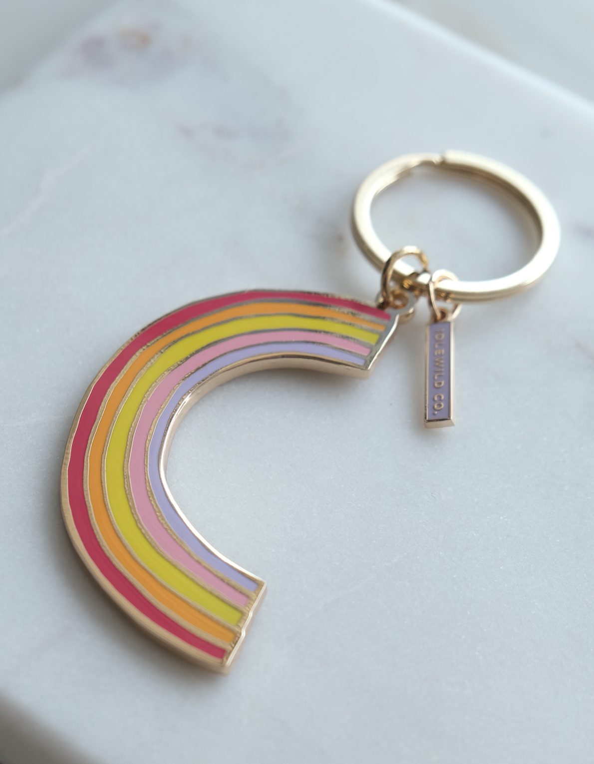 Enamel Keychain | Rainbow