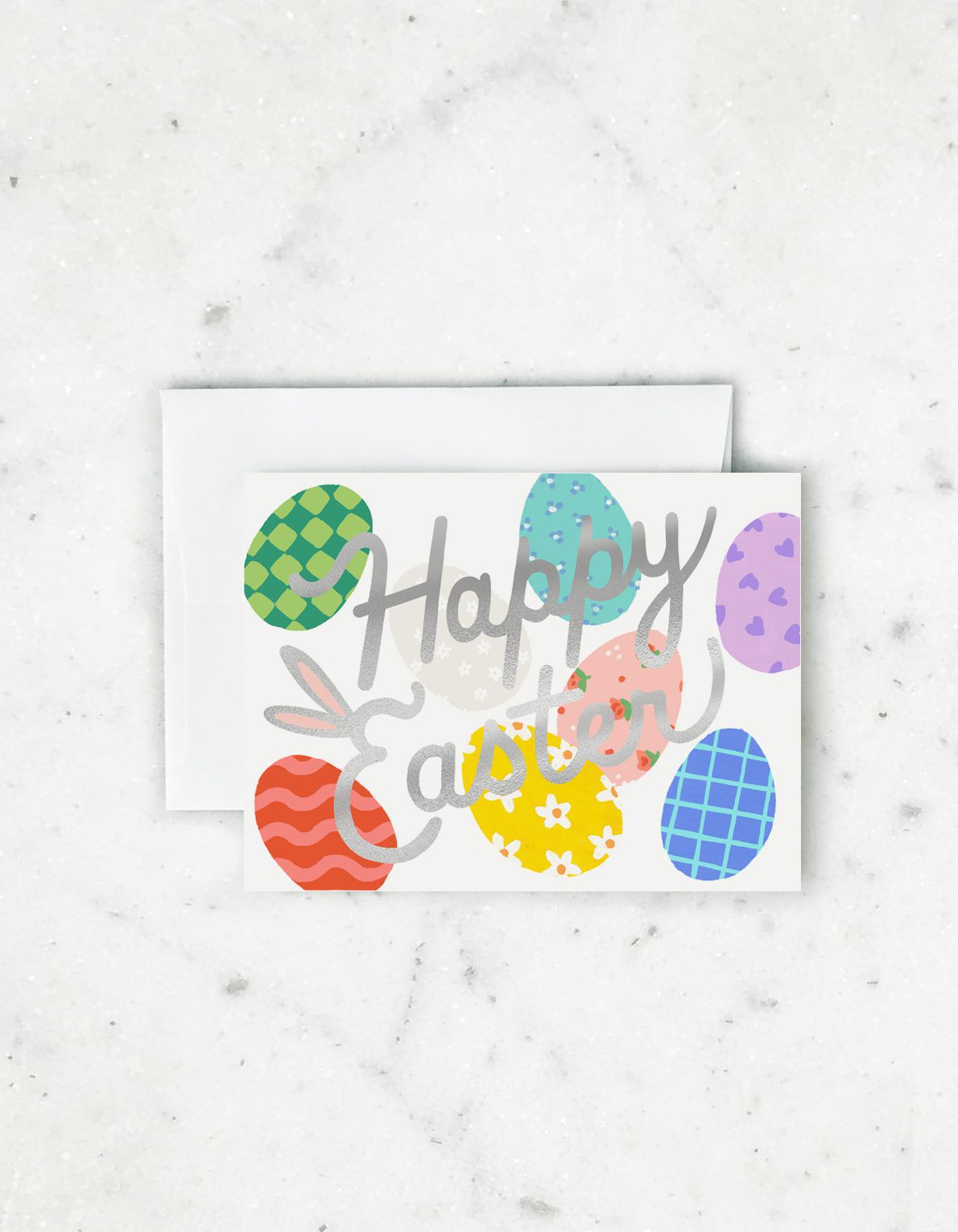 Easter Greeting Card | Colorful Eggs