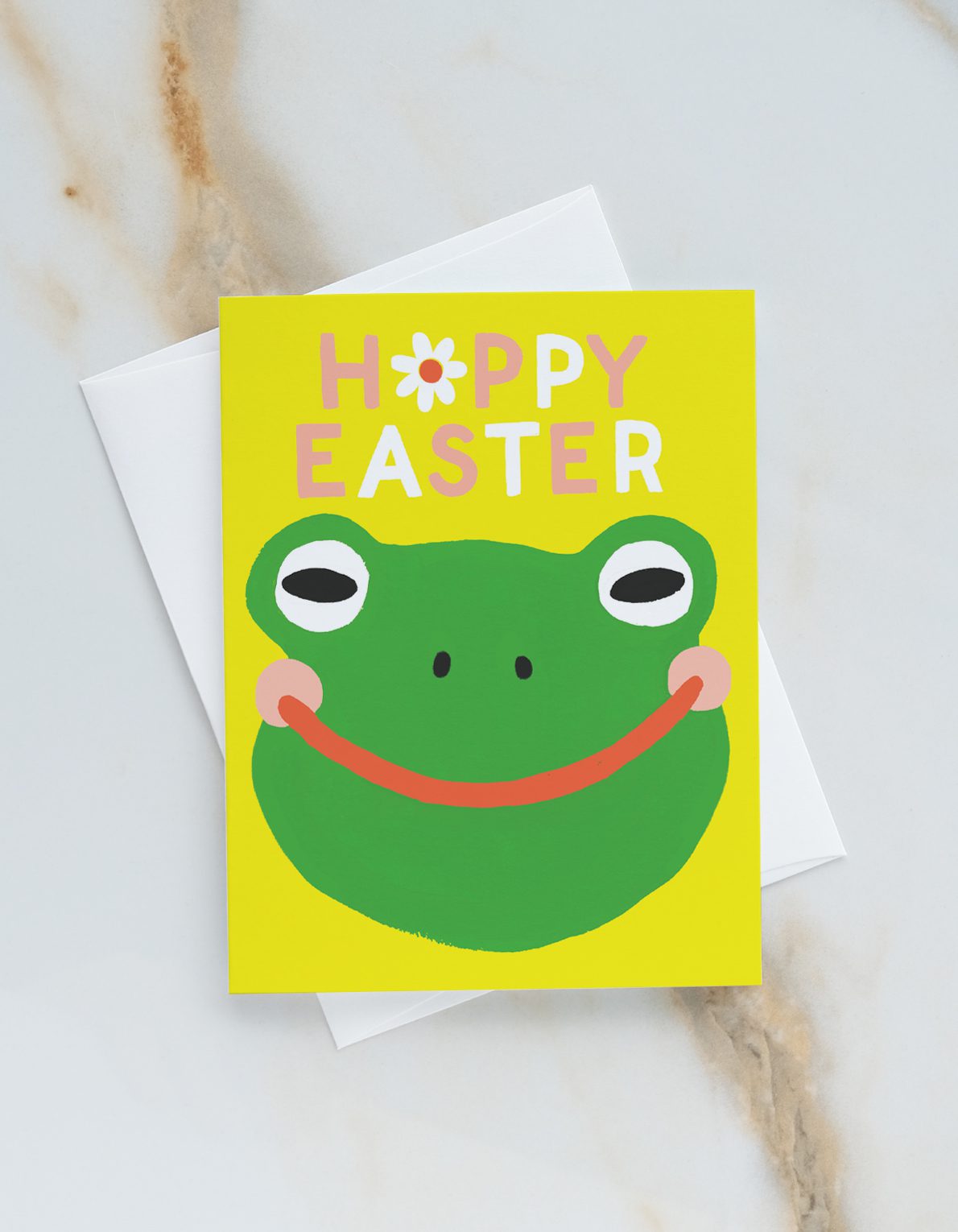 Easter Greeting Card | Hoppy Easter Frog