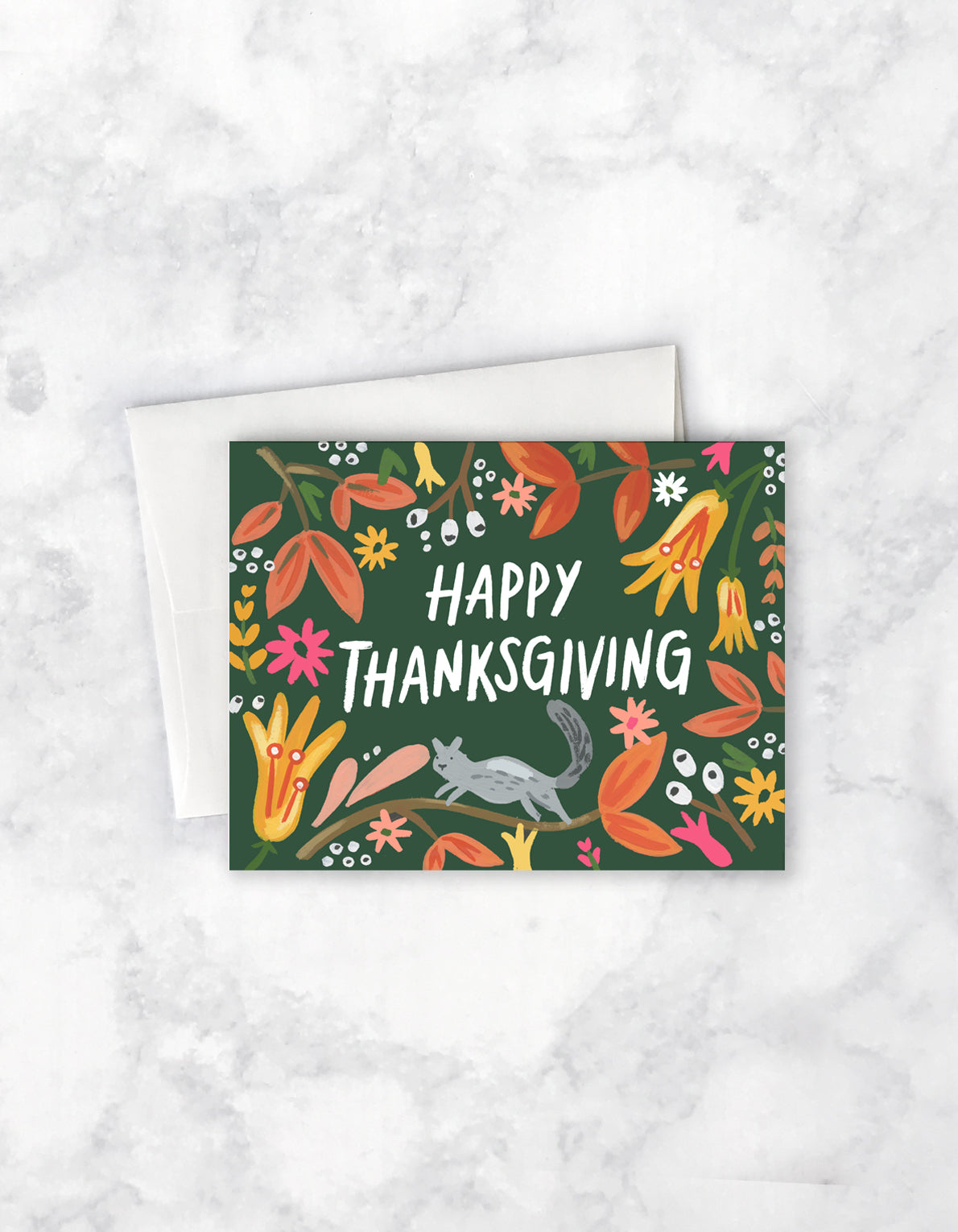 Thanksgiving Greeting Card | Thanksgiving Mums