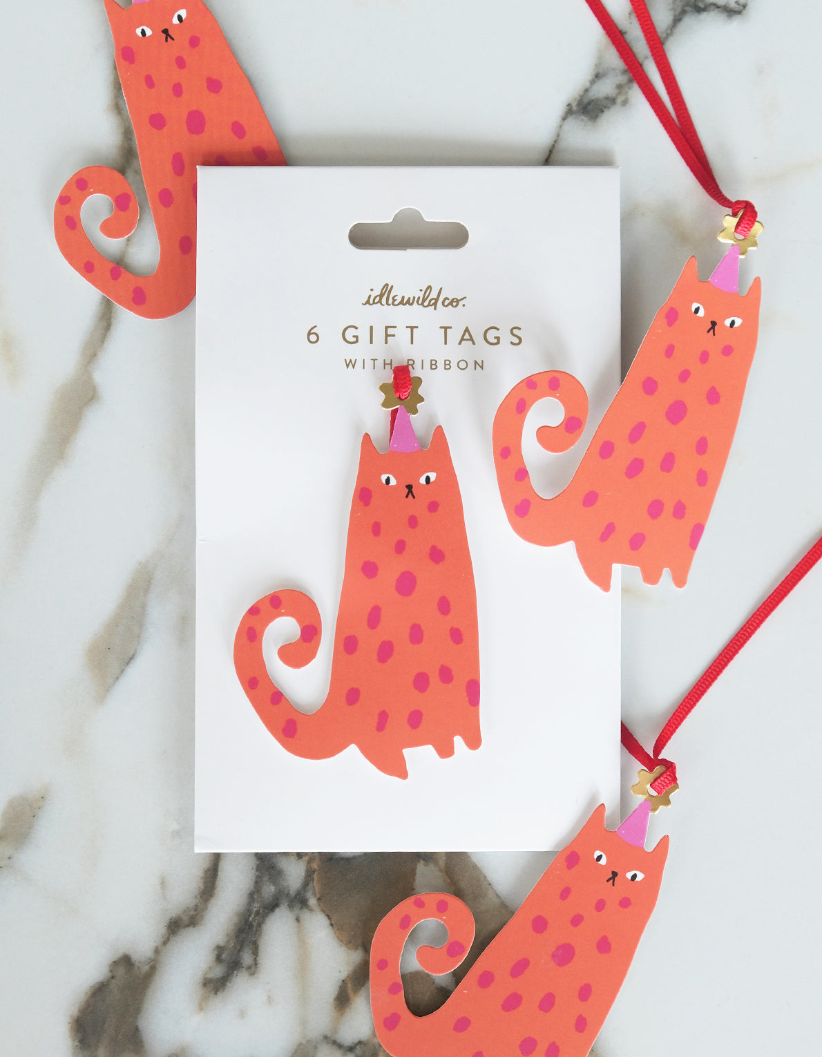 Die-Cut Gift Tag | Party Cat