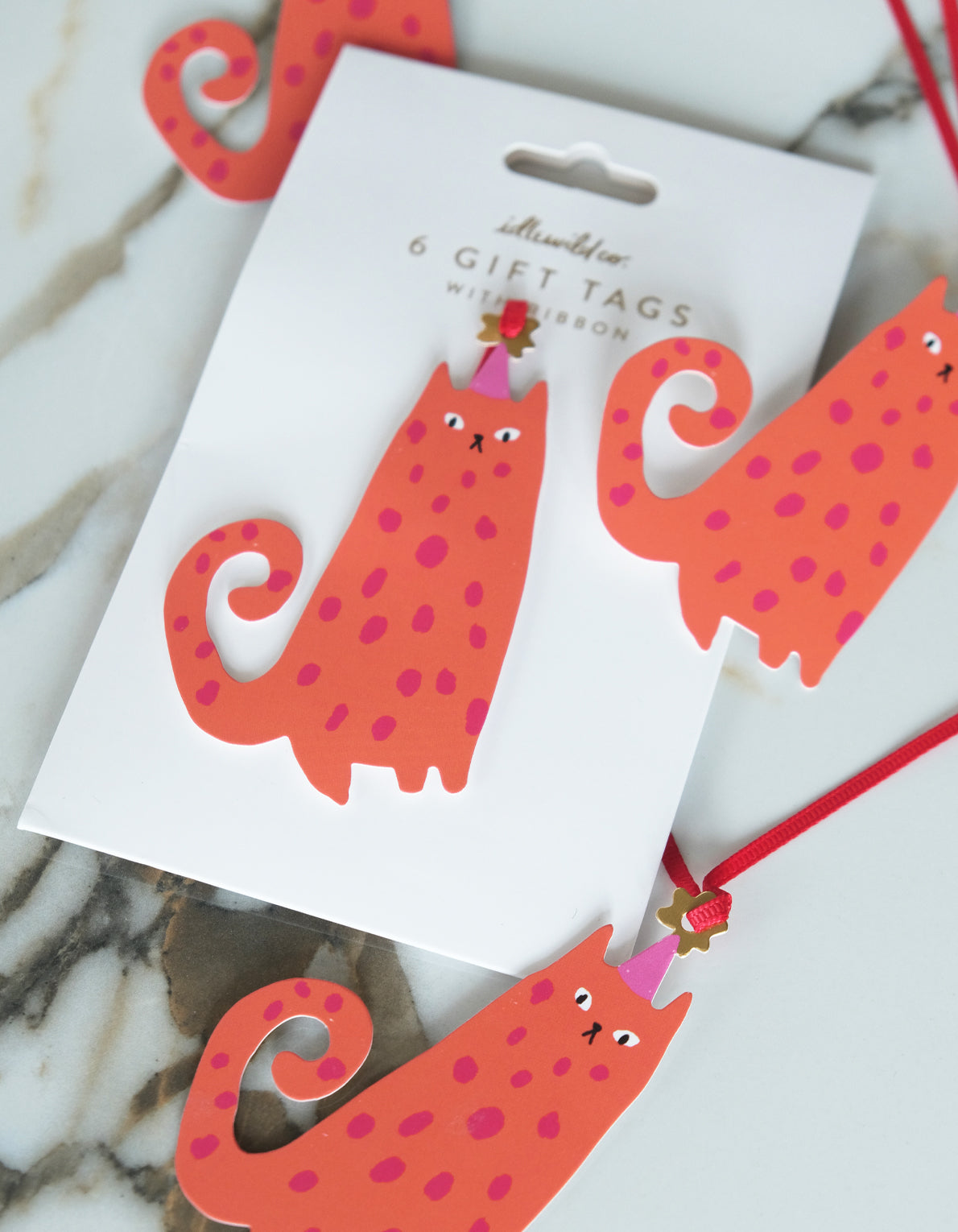Die-Cut Gift Tag | Party Cat