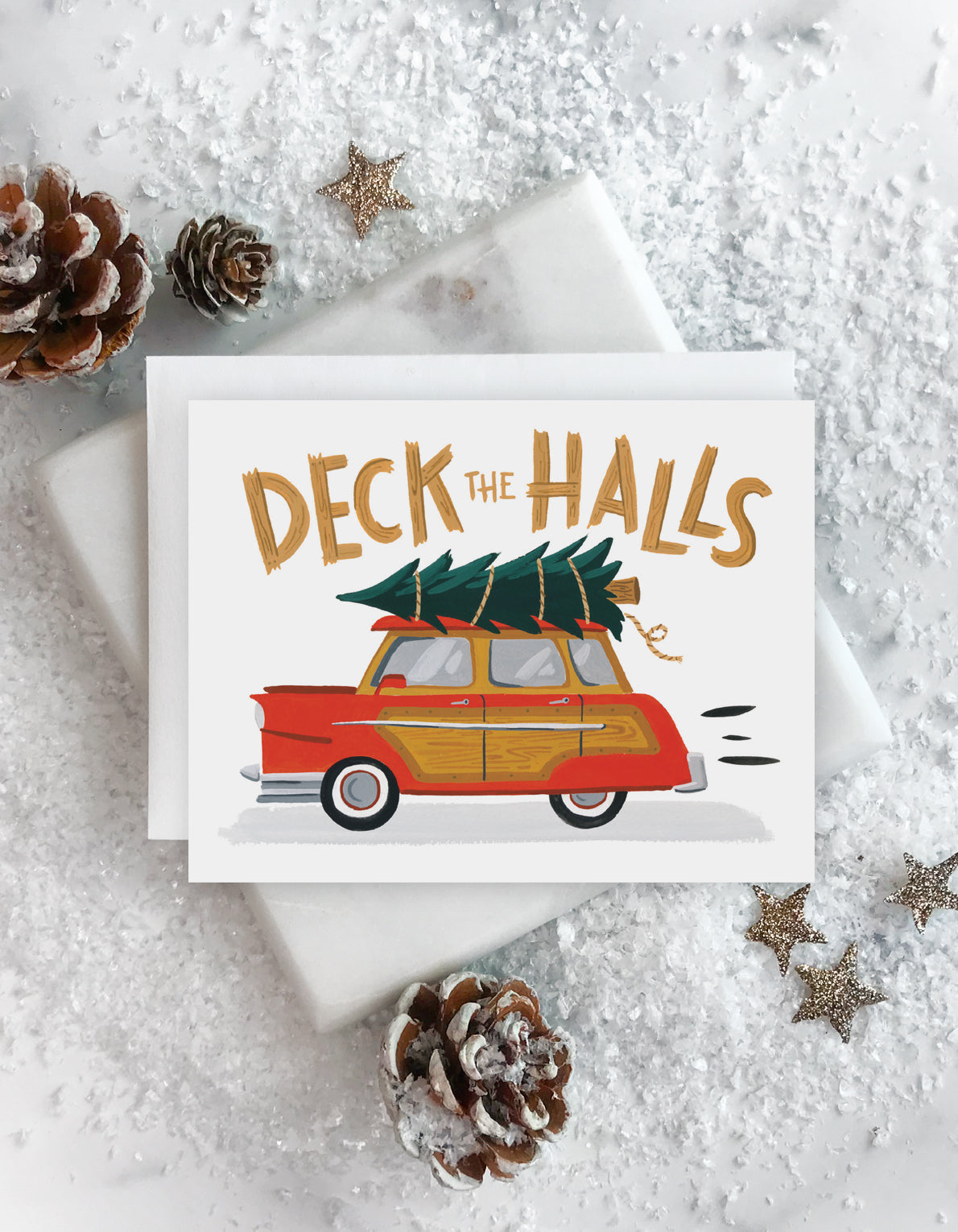 Christmas Greeting Card | Tree Toters