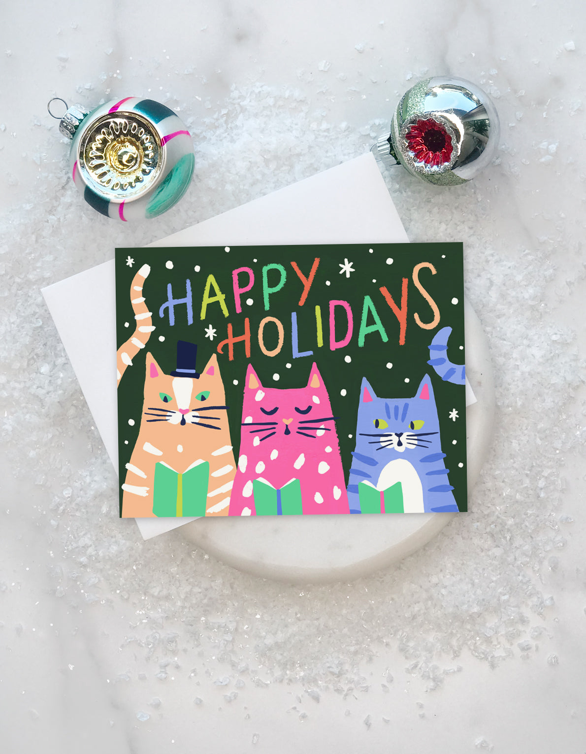 Holiday Greeting Card | Kitty Carols