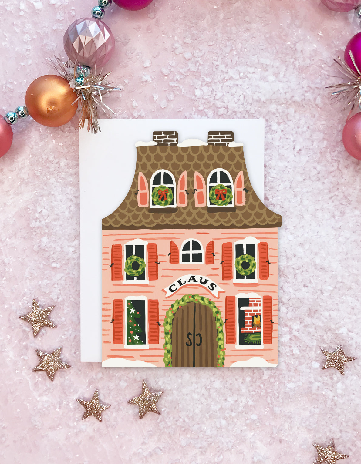 Christmas Greeting Card | Santa Claus House