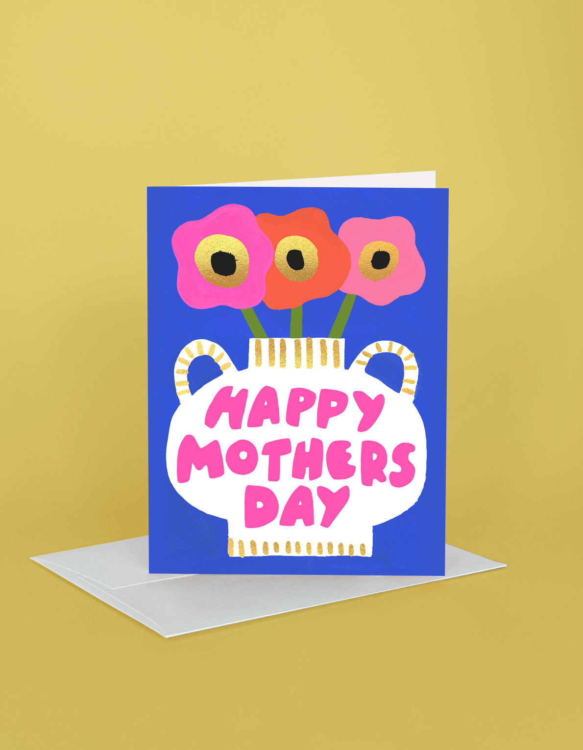 Mother's Day Greeting Card | Mother's Day Vase