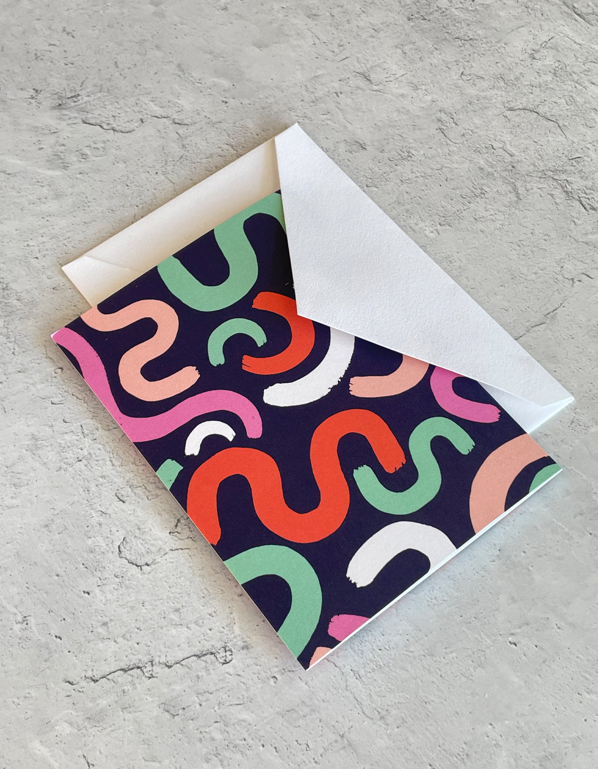 Note Cards, Boxed Set of 12 | Squiggle