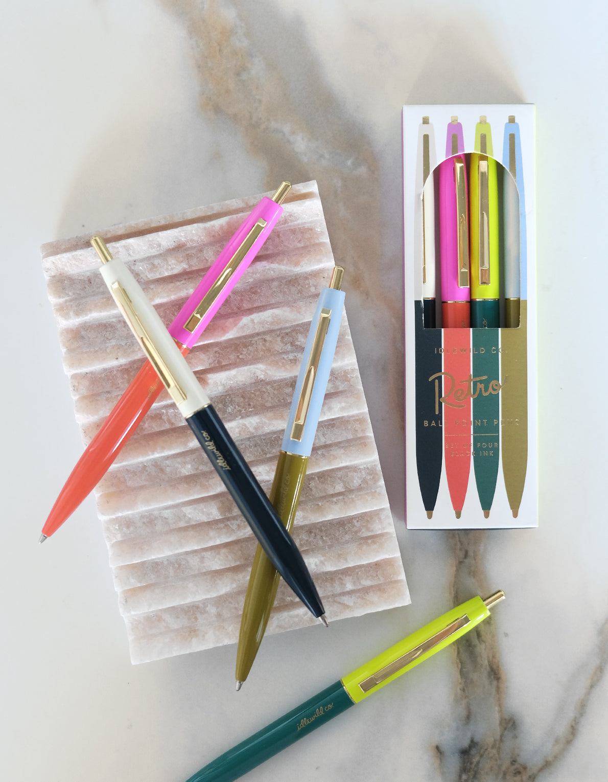 Retro Pen Set | Bright Mix