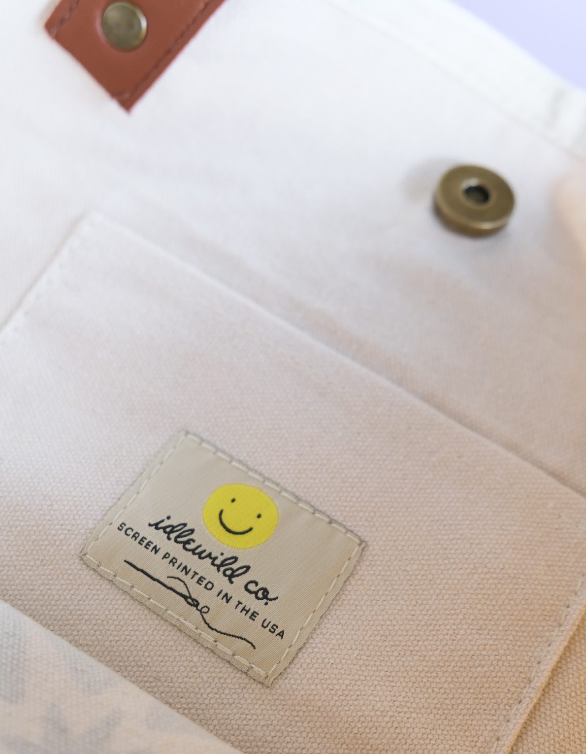 Screen Printed Canvas Tote | Eat Fascists Gator