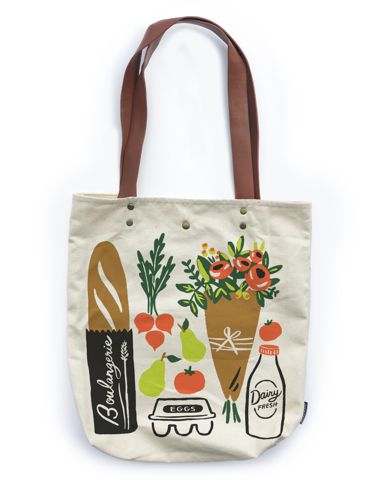Farmer’s Market canvas tote bag 
