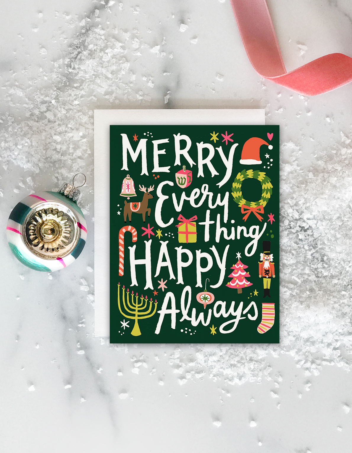 Merry Everything Happy Always Holiday Gift Tags