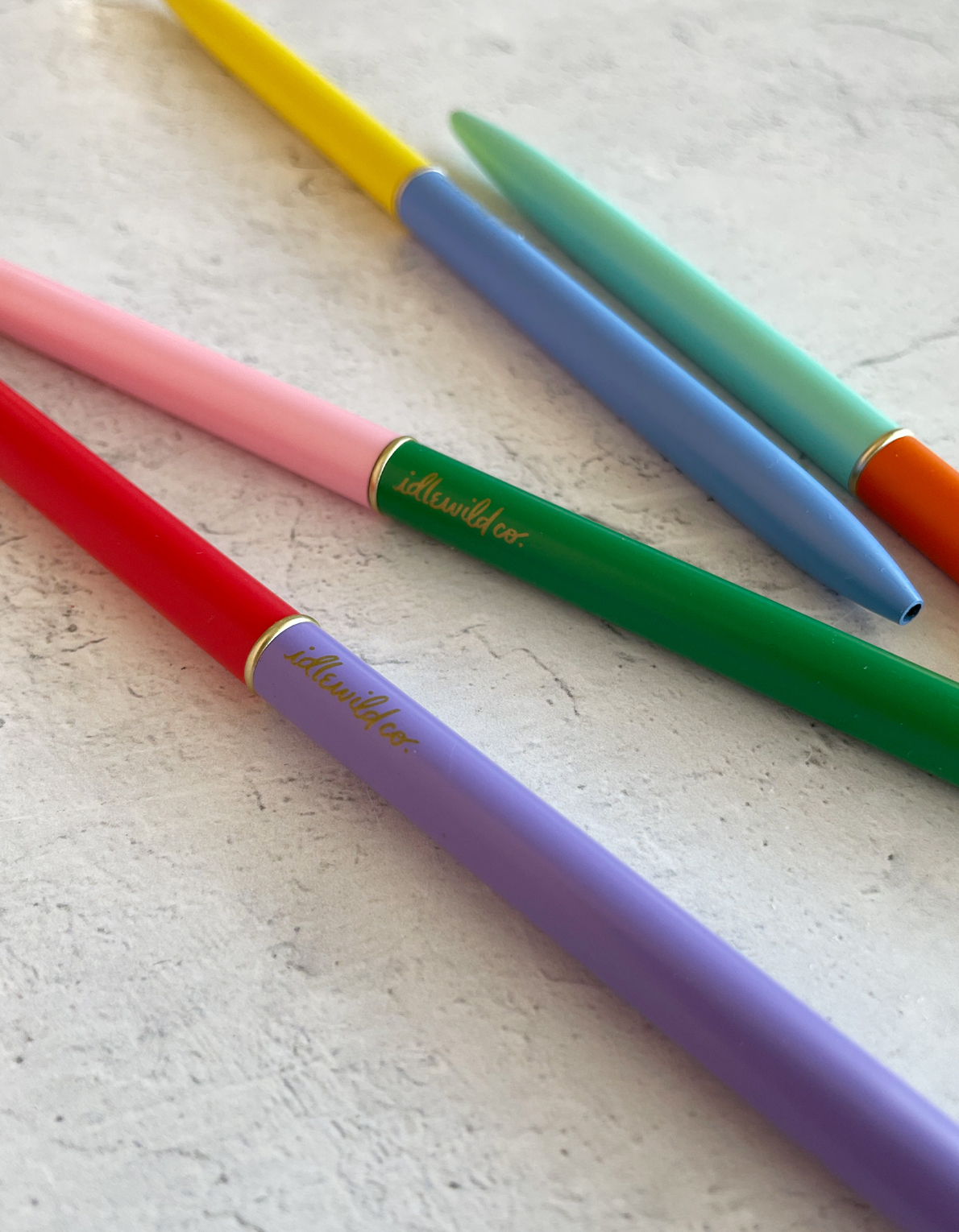 Pastel Brights Slim Pens  idlewild co. – Brave + Kind Bookshop
