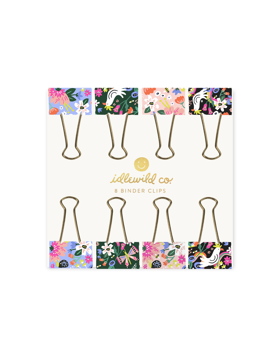 Floral Binder Clips – Idlewild Co.