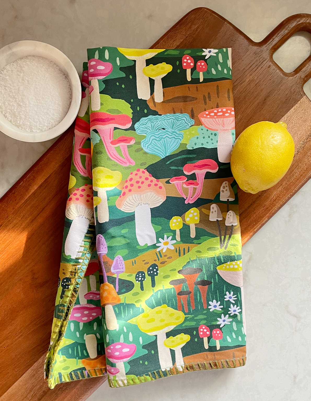 Mushrooms - Tea Towel — OHANA | Mountains. Beach. Adventure.